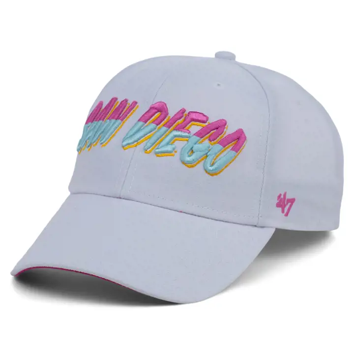 Casquette ajustable « MVP » City Connect « 47 » des Padres de San Diego MLB 2022, coloris blanc