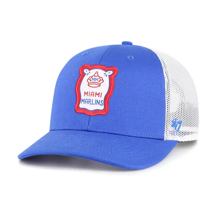 Casquette Trucker Miami Marlins 2022 MLB City Connect '47 bleue