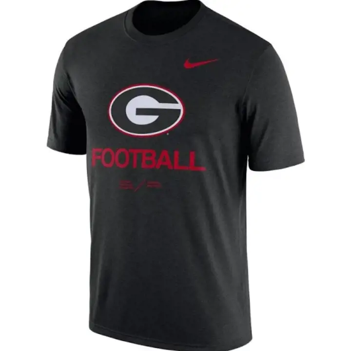 T-shirt légendaire Georgia Bulldogs NCAA édition équipe 22 BLK