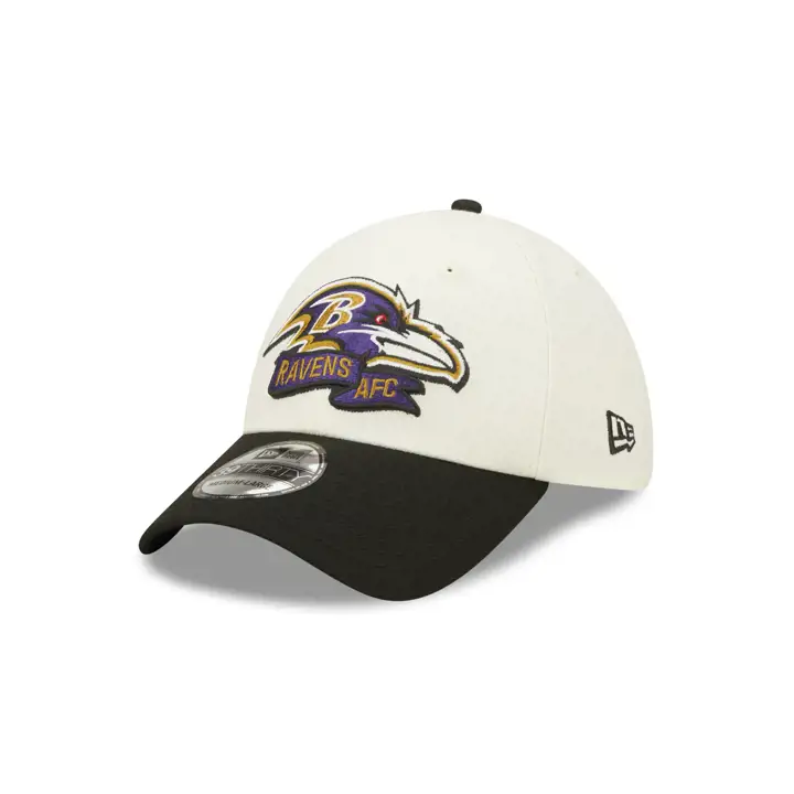 Baltimore Ravens 22 NFL OF Casquette de bordure de terrain 39THIRTY IVO/BLK