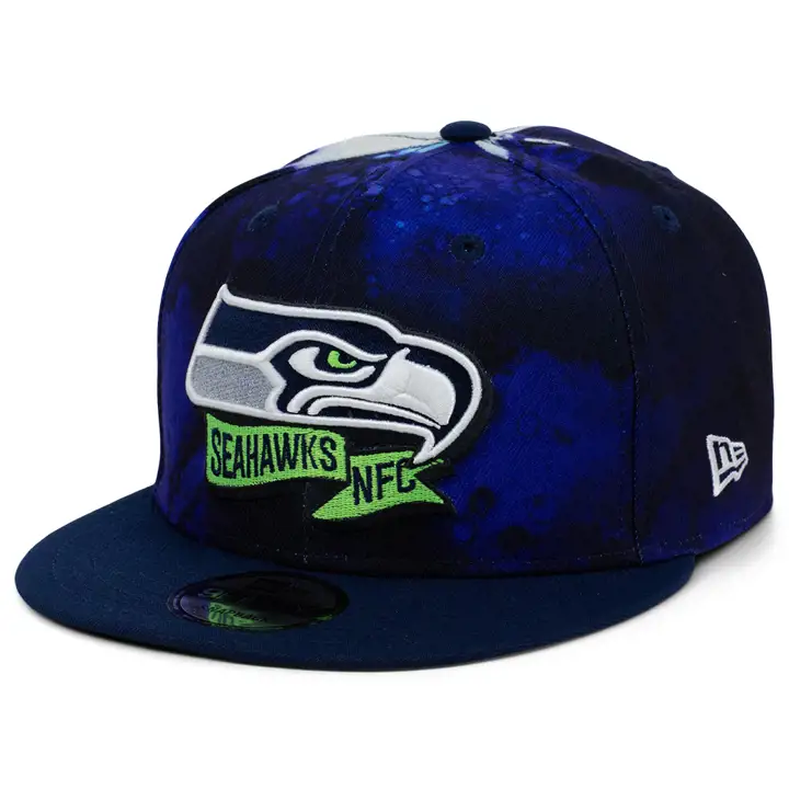 Casquette marine 9FIFTY NFL officielle des Seattle Seahawks 22