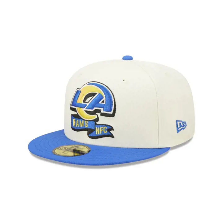 Los Angeles Rams 22 NFL OF Sideline 59FIFTY IVO/BLEU