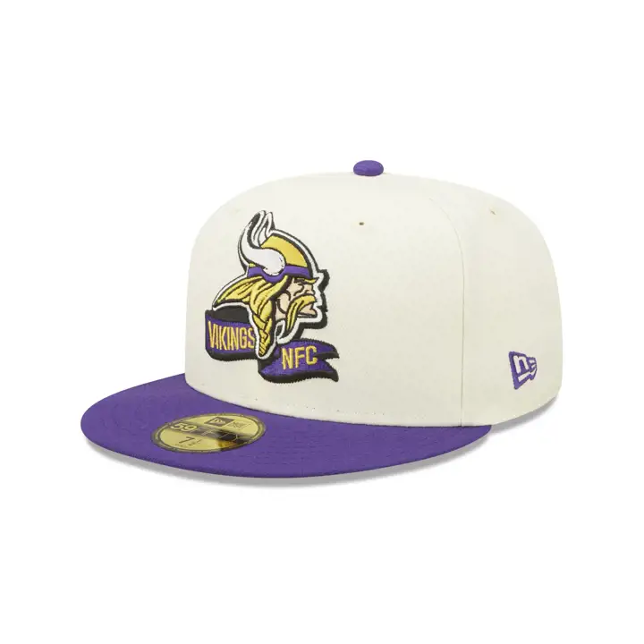 Minnesota Vikings 22 NFL OF Sideline 59FIFTY IVO/PUR