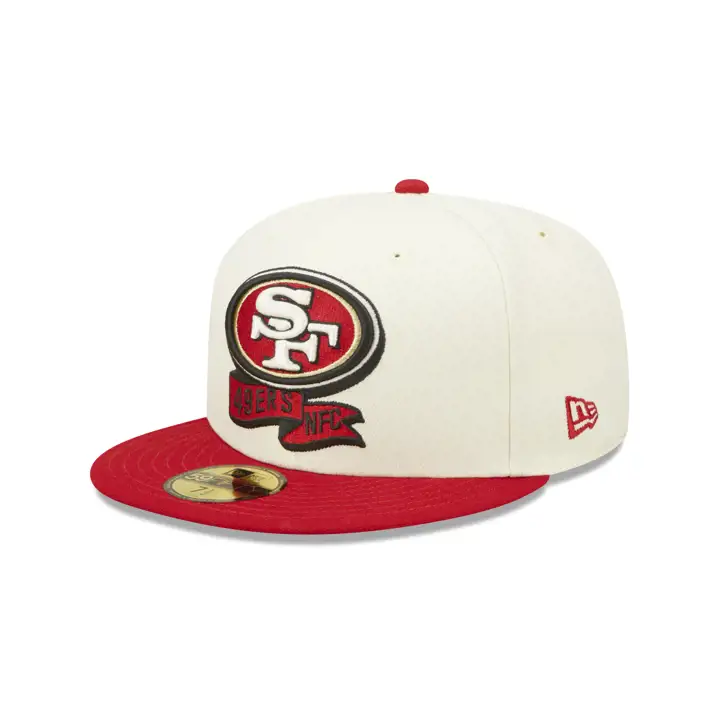 San Francisco 49ers 22 NFL OF Sideline 59FIFTY IVO/ROUGE