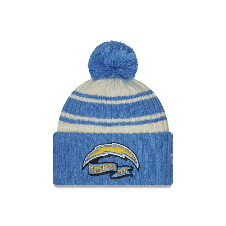 Los Angeles Chargers Bonnet sport tricoté NFL ivoire