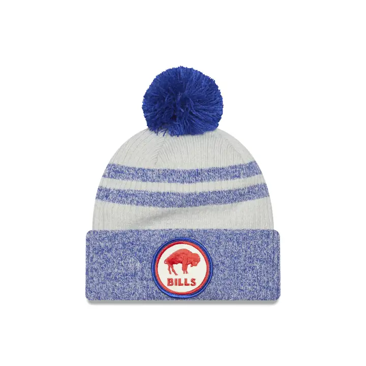 Bonnet tricoté sportif Buffalo Bills NFL saison 22, Gris historique