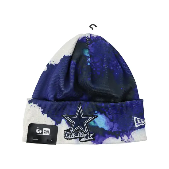 Dallas Cowboys Bonnet en tricot marine NFL Ink Dye 22