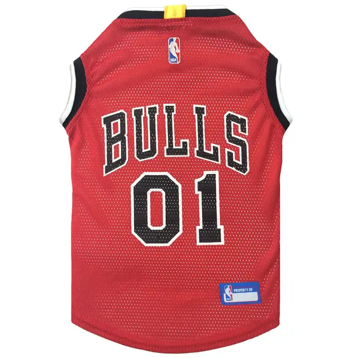 Maillot pour animaux de compagnie Chicago Bulls ast
