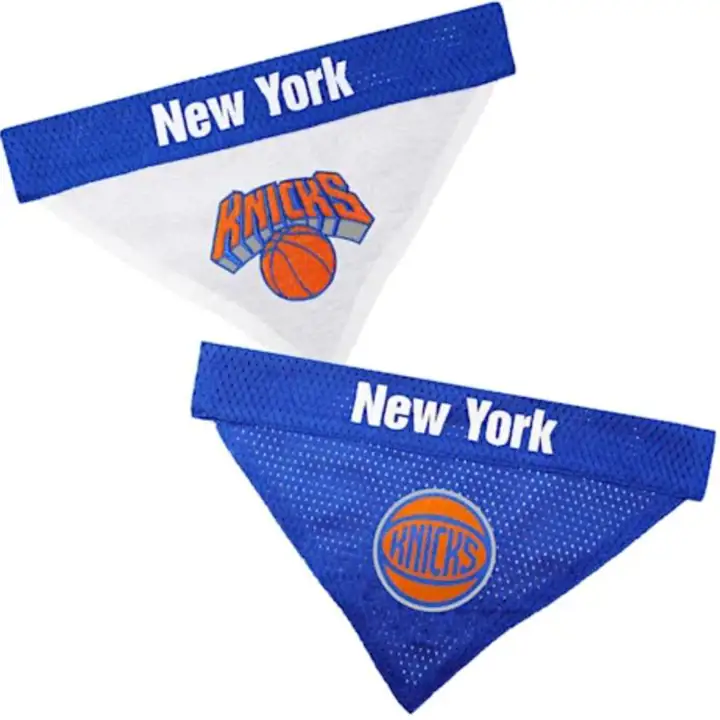 Bandana réversible pour animaux de compagnie New York Knicks ast