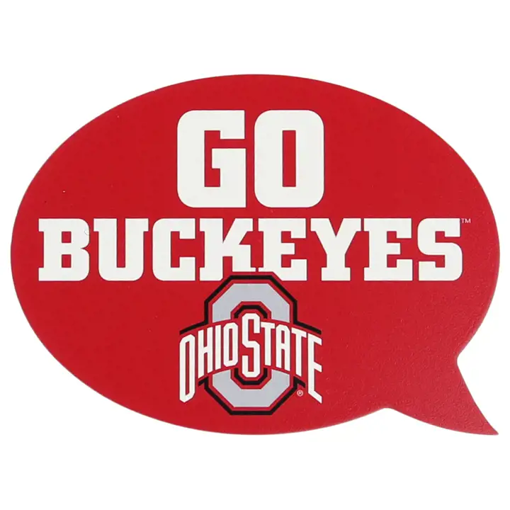 Ohio State Buckeyes bulle de dialogue petite pancarte