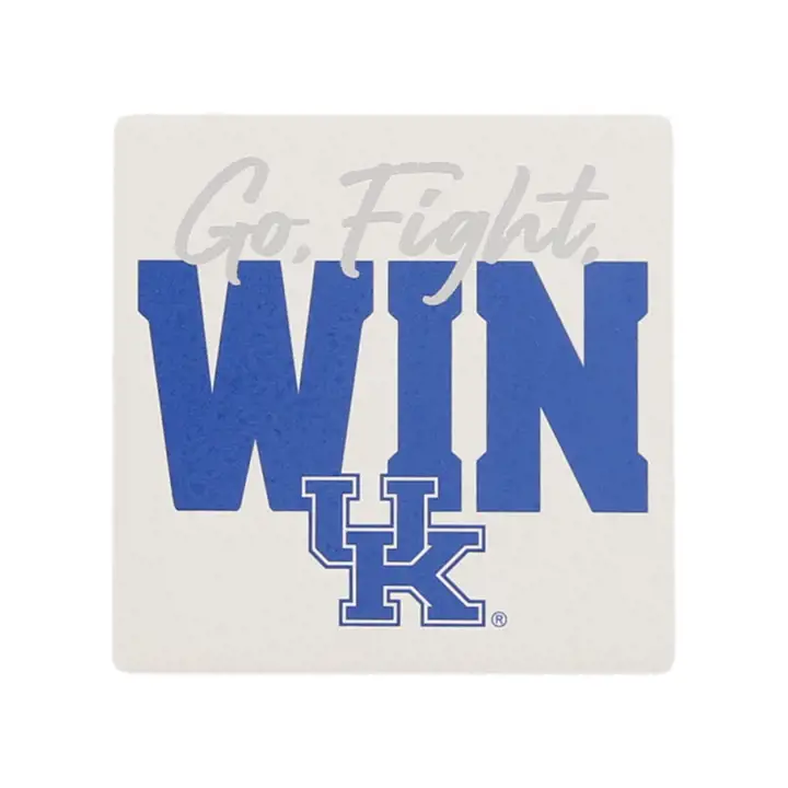 Sous-verres en céramique Kentucky Wildcats - Allez, battez-vous, gagnez