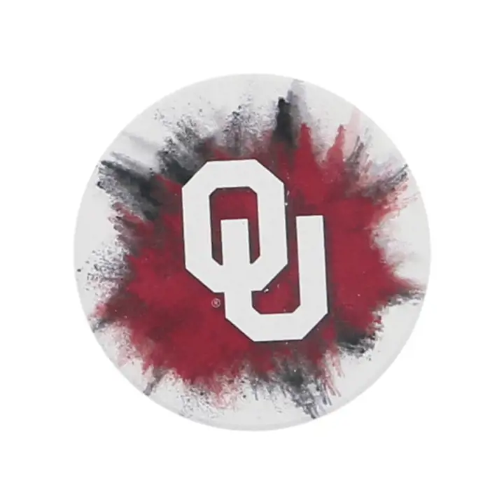 Sous-verres de voiture Oklahoma Sooners - Color Splash ast