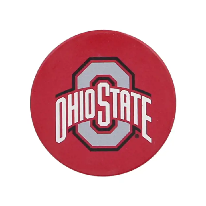 Sous-verres de voiture Ohio State Buckeyes - Logo de l'équipe ast
