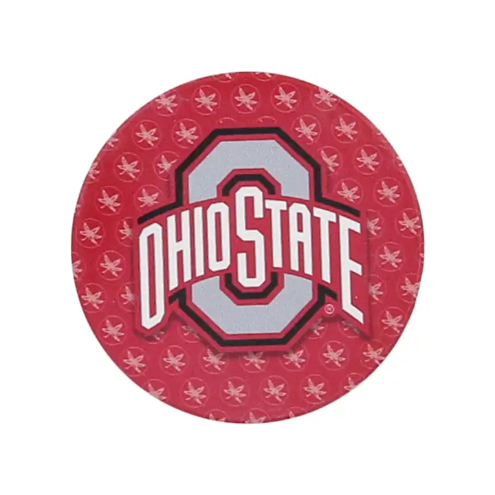 Sous-verres de voiture Ohio State Buckeyes – Motif logo de l'équipe