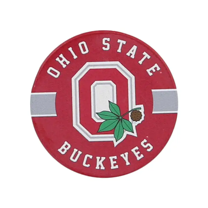Sous-verres de voiture Ohio State Buckeyes - Nom de l'équipe ast