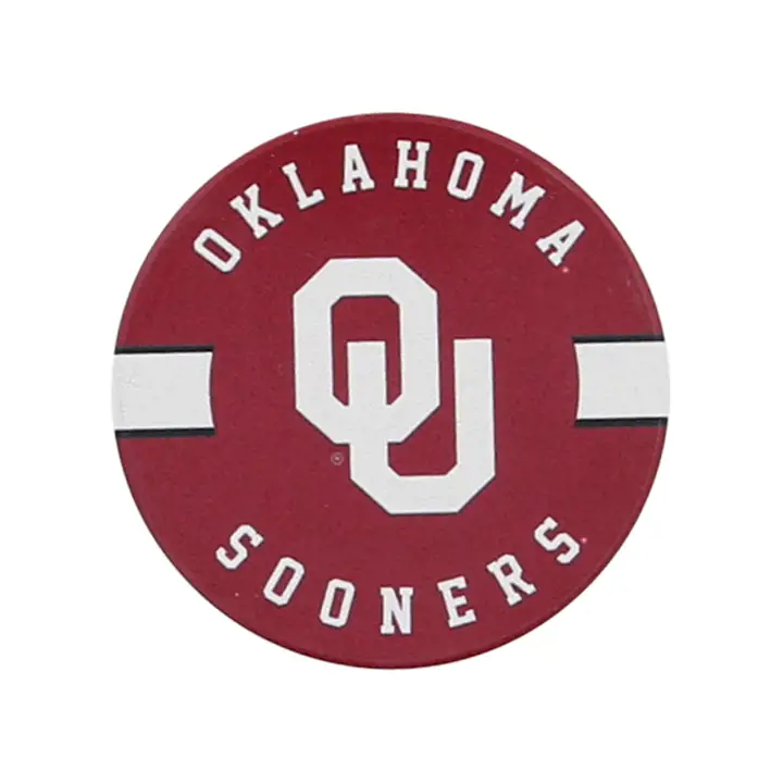 Sous-verres de voiture Oklahoma Sooners - Nom de l'équipe ast