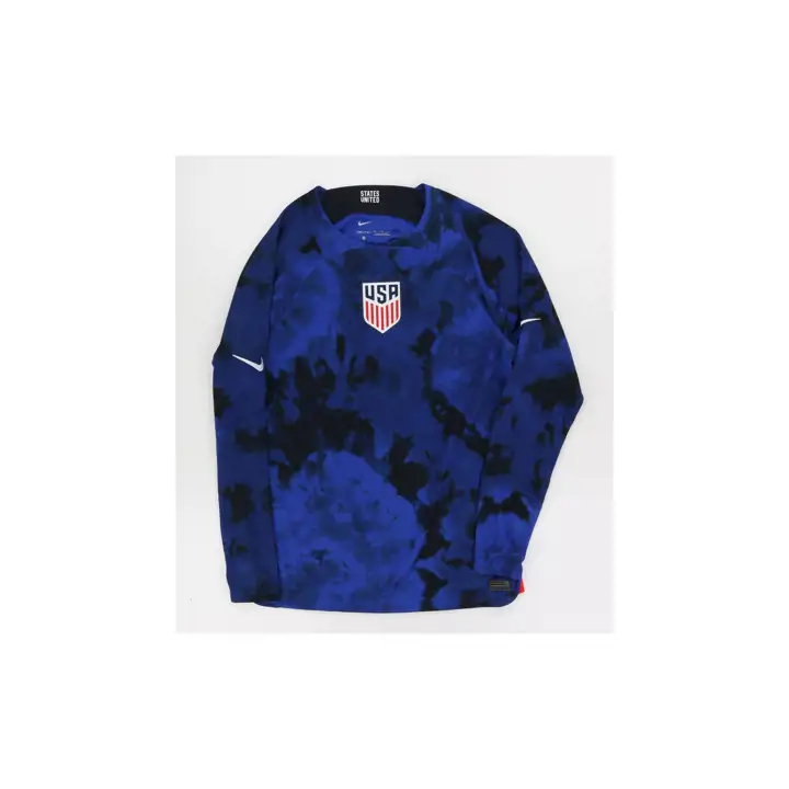 Maillot extérieur manches longues stade bleu de l'équipe nationale de football des États-Unis