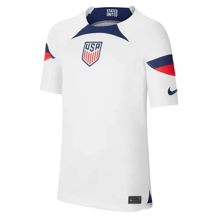 Maillot domicile stade jeune équipe nationale de football des États-Unis 22 Wht
