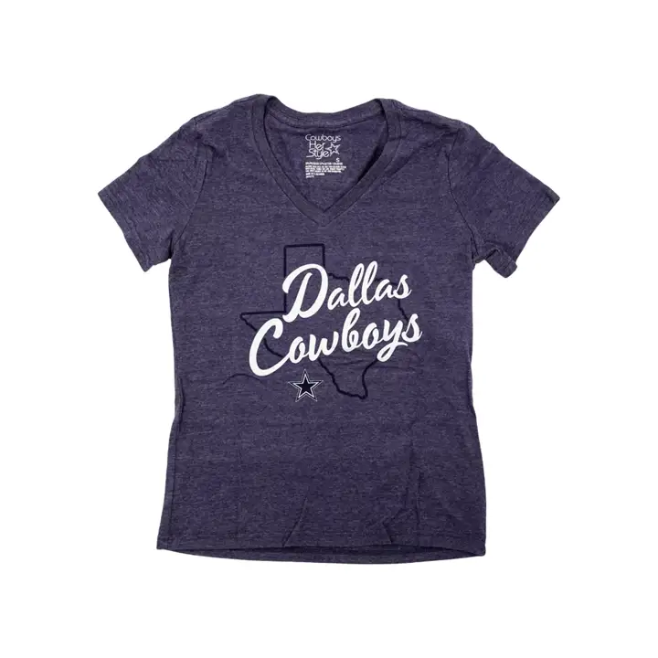 Dallas Cowboys NFL Femme Cowboys Antonia Triblend 21 marine