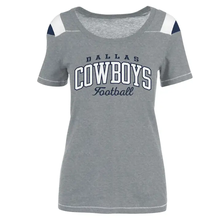 T-shirt à épaules Peggy pour femme NFL Dallas Cowboys 21 gry