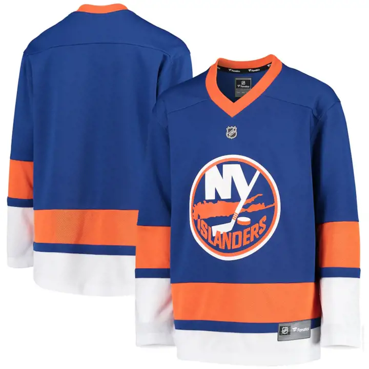 Maillot réplique vierge pour tout-petits des Islanders de la LNH, bleu