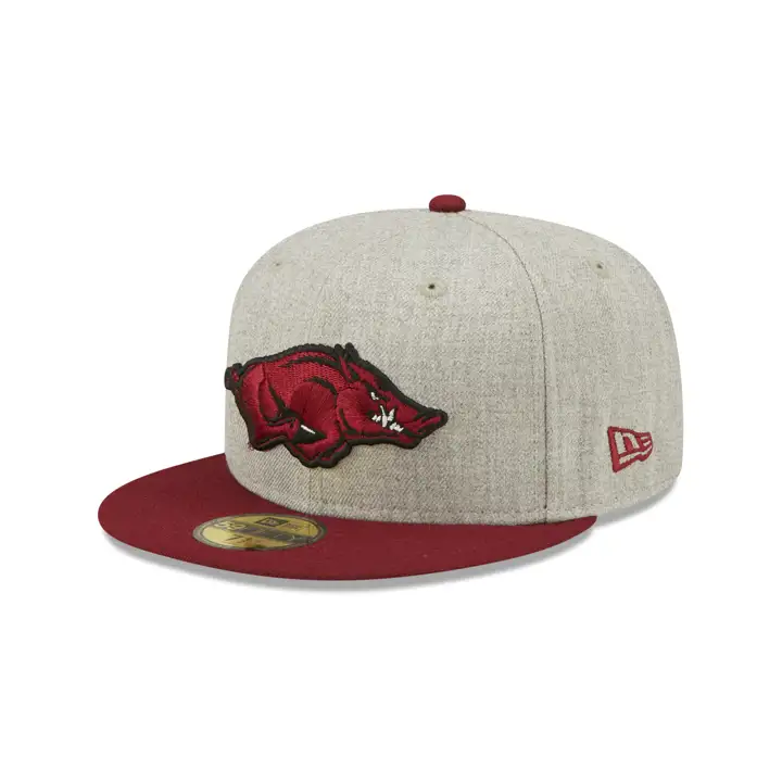 Arkansas Razorbacks NCAA Écusson Chiné 59FIFTY New Era H-G