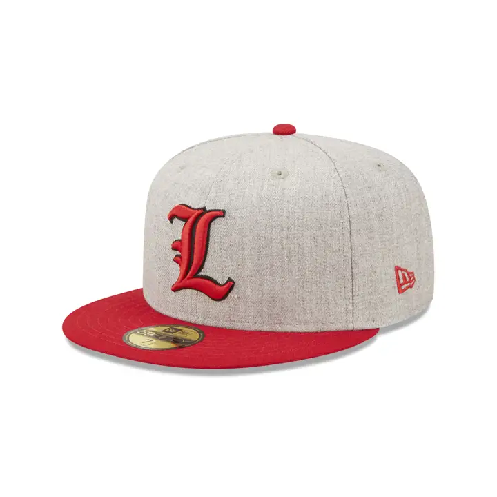 Louisville Cardinals NCAA Casquette 59FIFTY New Era à patch chiné H-