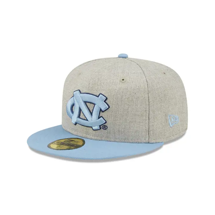 North Carolina Tar Heels NCAA Heathered Patch 59FIFTY New Er