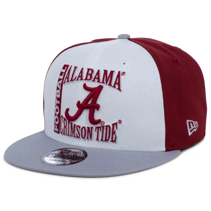 Casquette New Era 9FIFTY "Retro Sport" NCAA Alabama Crimson Tide wht