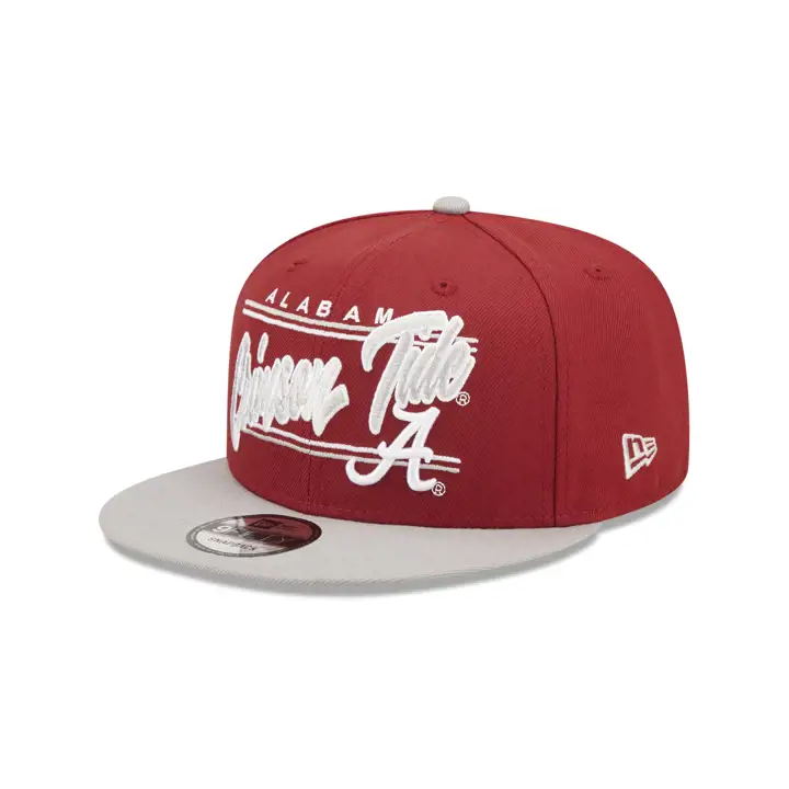 Alabama Crimson Tide NCAA Team Script 9FIFTY New Era crim/gr