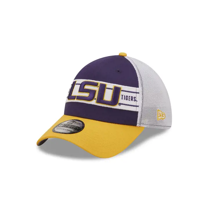 L.S.U. NCAA Team Banded 39THIRTY New Era blc/vio