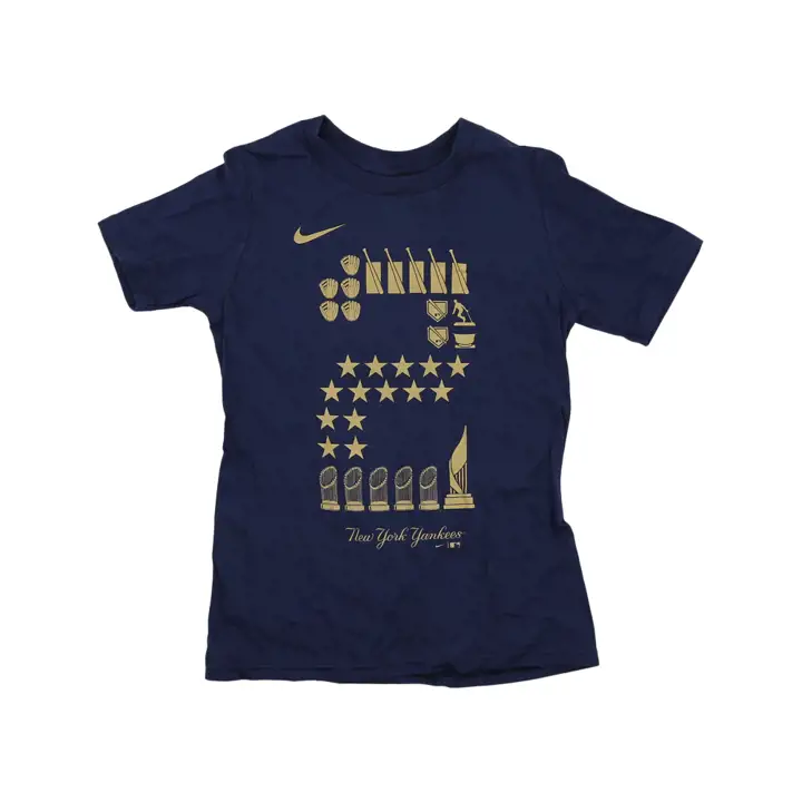 T-shirt Yankees MLB Youth Career Legend Derek Jeter BLEU MARINE