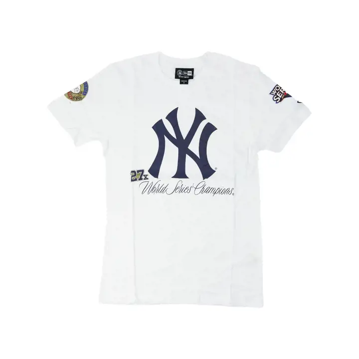 T-shirt des Yankees de New York MLB NE Historic Champ blanc