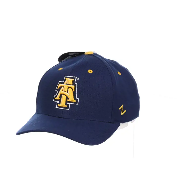 Casquette ajustée North Carolina A&T Aggies ZH Stretch Fit bleu marine