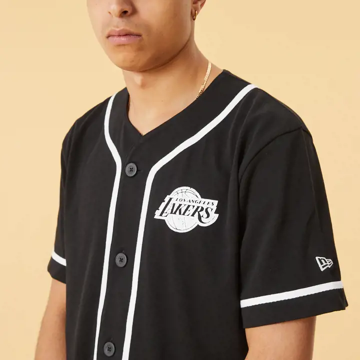 Los Angeles Lakers NBA DISTRESSED LOGO BB JERSEY New Era blk