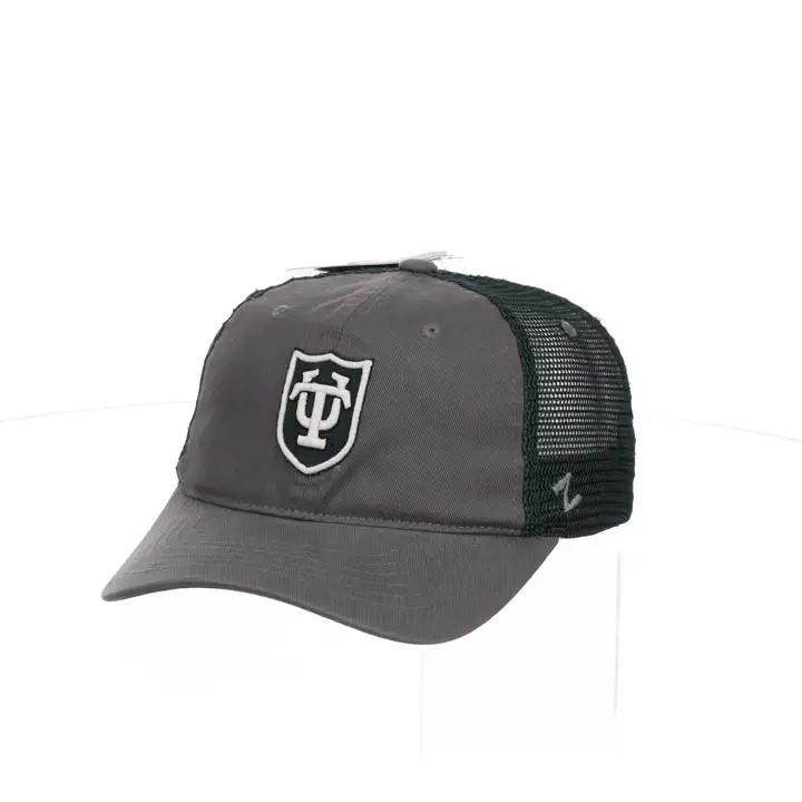 Tulane Green Wave University Trucker gris/vert foncé