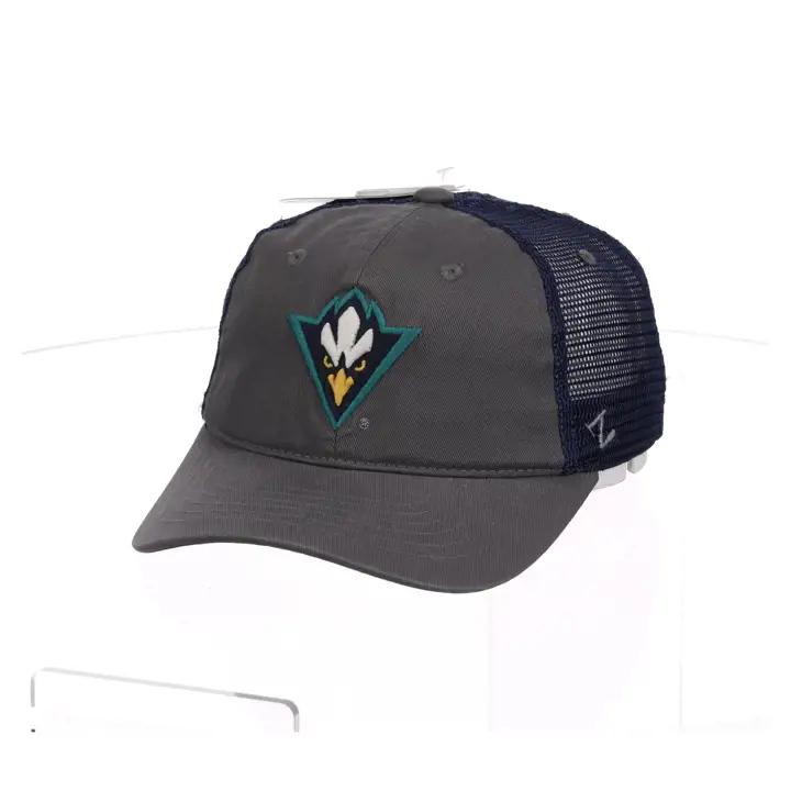 Casquette de routier UNC-Wilmington University, gris/marine