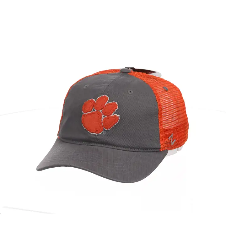 Casquette de camionneur Clemson Tigers Université gris/orange