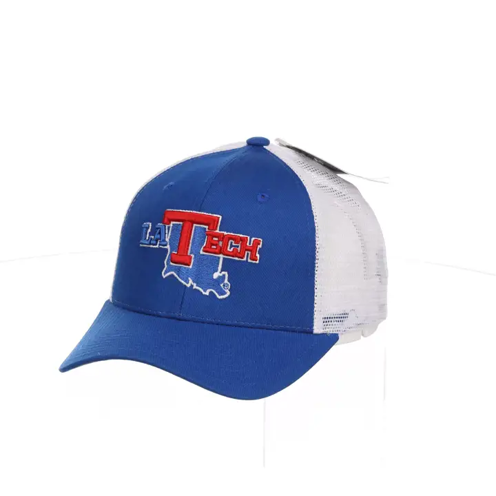 Louisiana Tech Bulldogs Casquette de camionneur rbl/wht