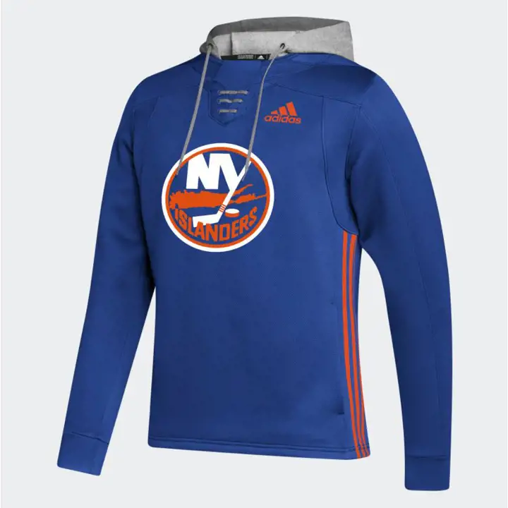 Chandail à capuchon Skatelace des Islanders de New York LNH Adidas 22 Adidas rbl