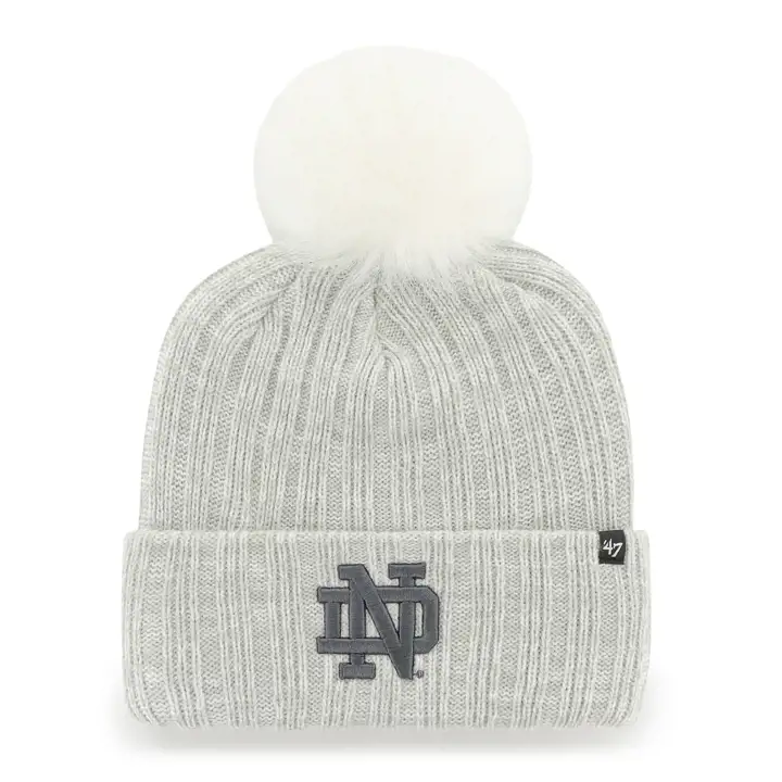 Bonnet à pompon Koda Cuff Notre Dame Fighting Irish Femme gris