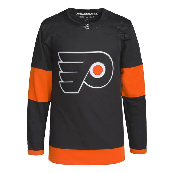 Maillot alternatif authentique Primegreen de l'équipe des Flyers de Philadelphie (LNH)