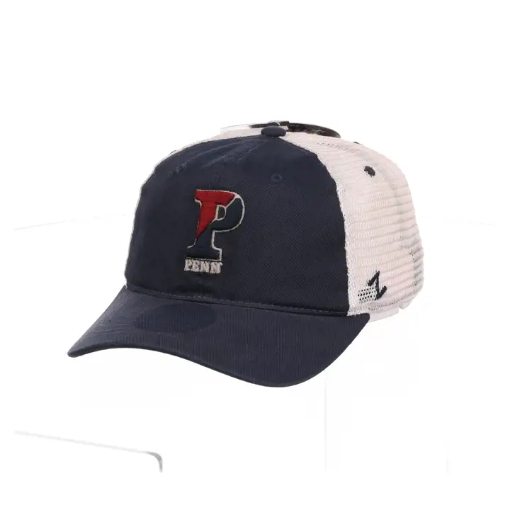 Pennsylvania Quakers Université Casquette de routier marine/pierre