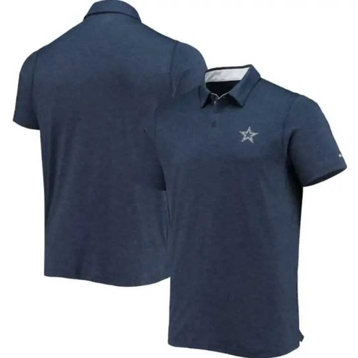Polo Dallas Cowboys Tech Trail marine