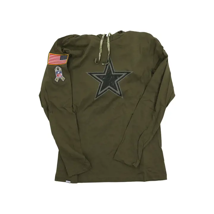 Dallas Cowboys NFL STS Tonal Hooded Top 22 Olv