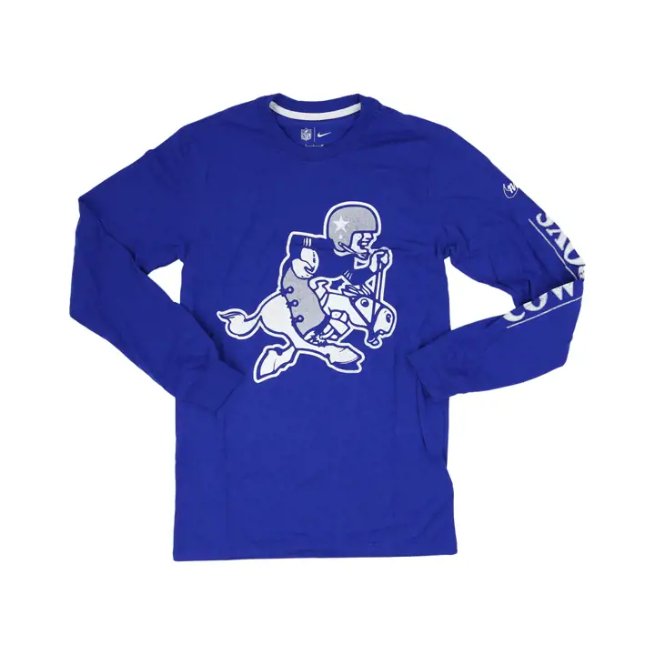 T-shirt à manches longues à logo des Dallas Cowboys NFL Rewind 22 Rbl