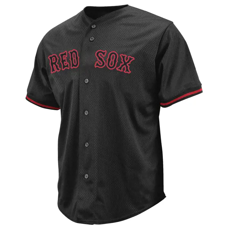 Boston Red Sox MLB Maillot Noir Pop Fashion Blk