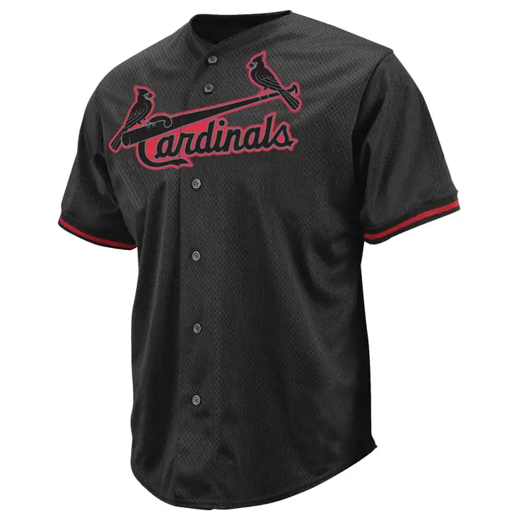 Maillot noir MLB Pop Fashion des St. Louis Cardinals