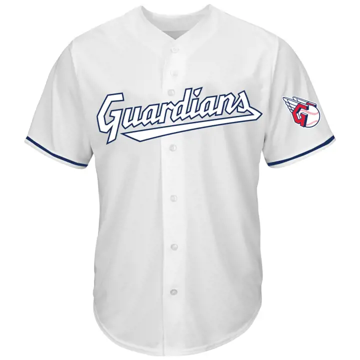 Maillot de mode blanc des Guardians de Cleveland MLB