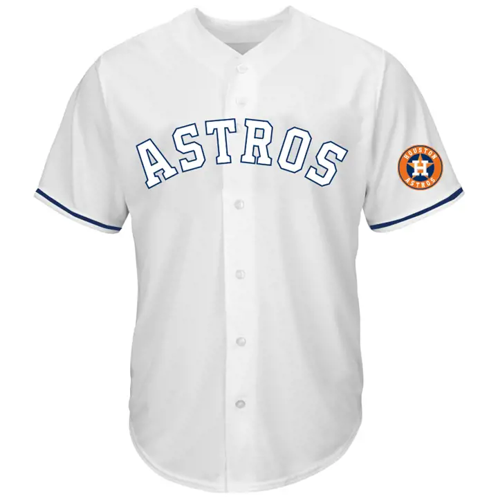 Maillot de baseball tendance blanc MLB Houston Astros